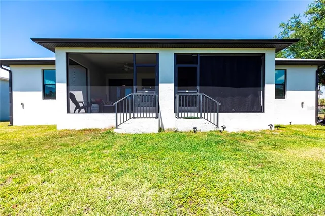 a house view with a outdoor space