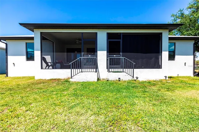 a house view with a outdoor space