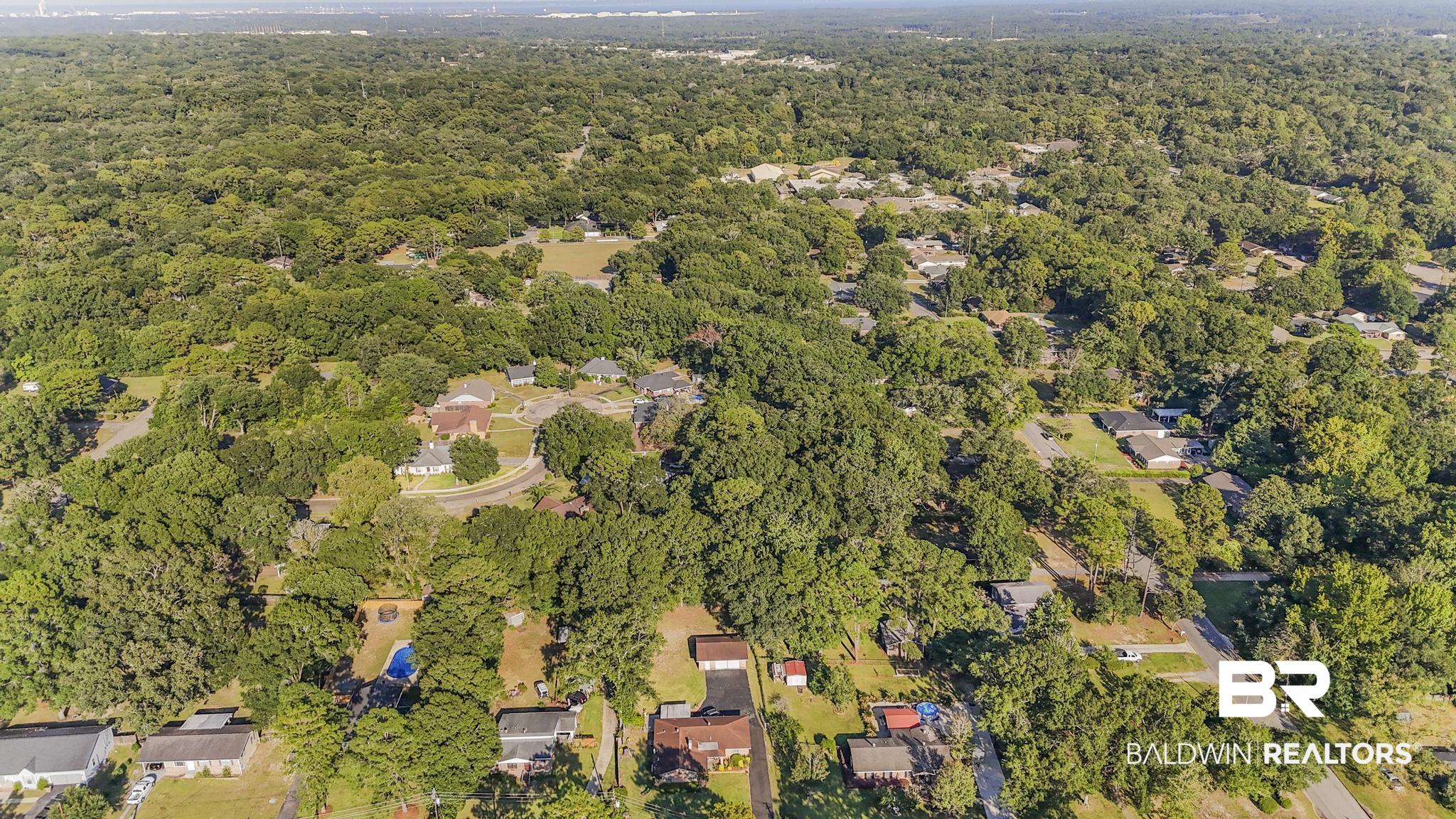 2573 E Road Mobile, AL 36693 - Photo 39 of 45 View of property location featuring a forest