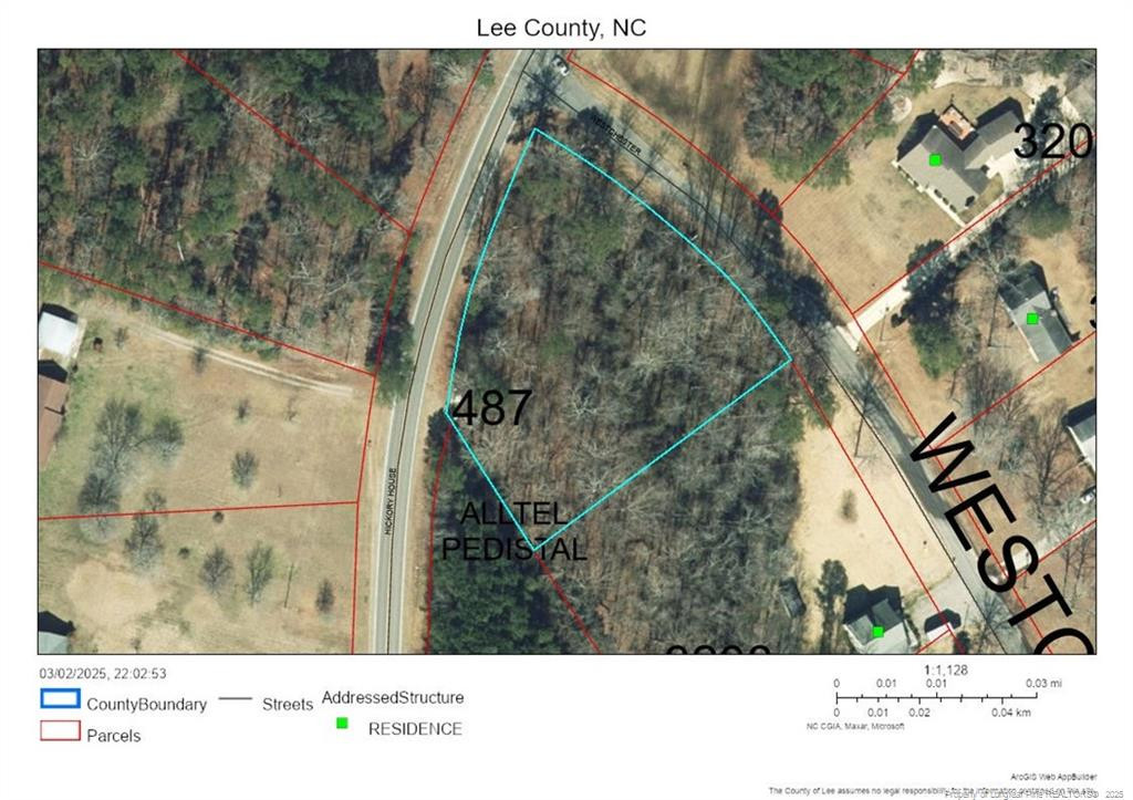 Hickory House Road Sanford, NC 27330 - Photo 2 of 7 GIS aerial view.