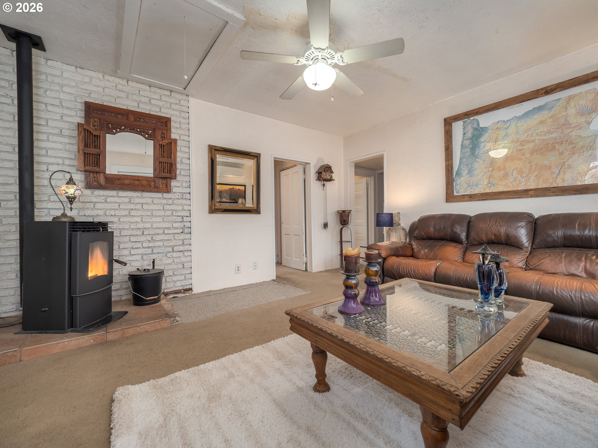 336 North 5th Street Carlton, OR 97111 - Photo 19 of 48 a living room with furniture and a fireplace