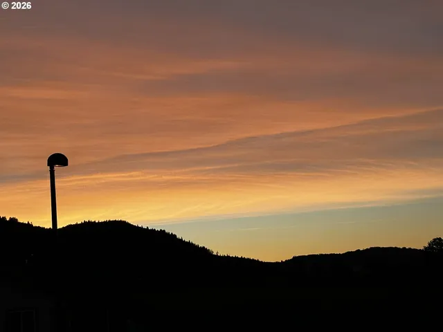 a upper view of a house a and a table