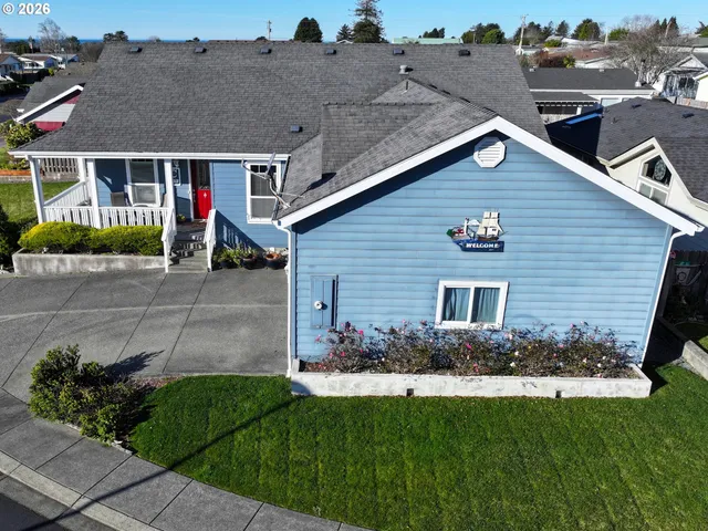 a view of a lake in middle of the town