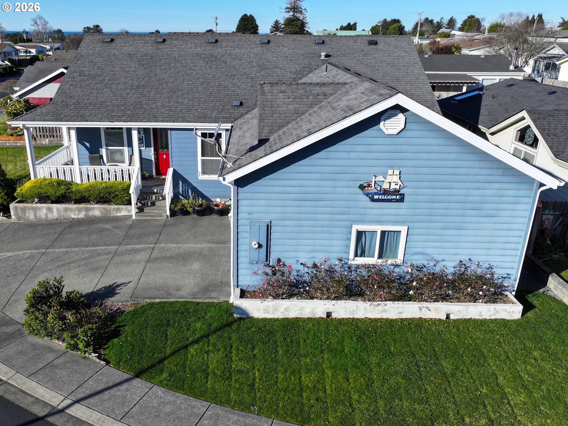 98126 West Benham Lane, Unit 17 Brookings, OR 97415 - Photo 38 of 48 Drone View/UAV