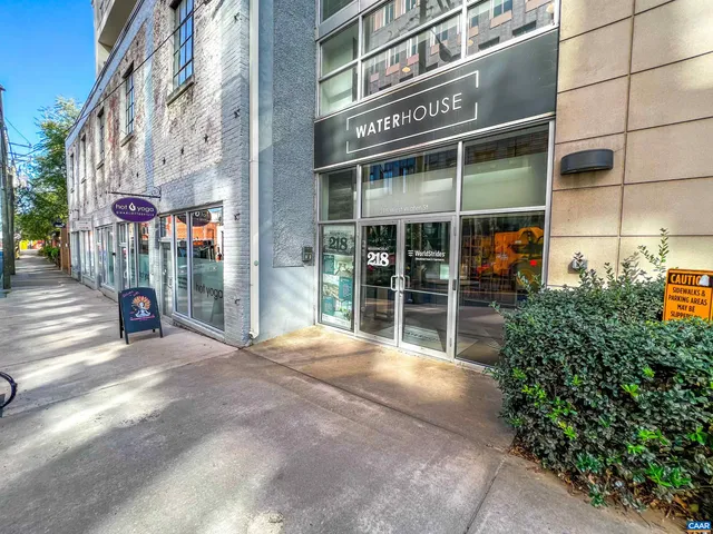 a view of a building with a outdoor space