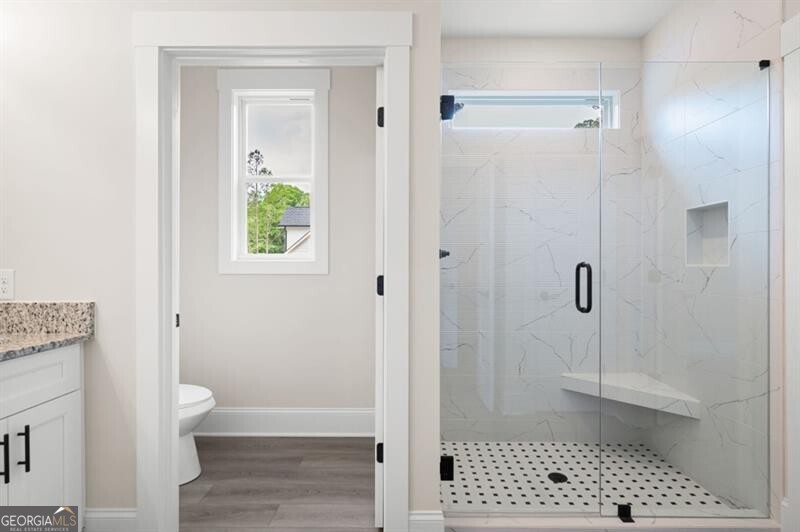 110 Doris Path Dallas, GA 30157 - Photo 20 of 35 a bathroom with a shower