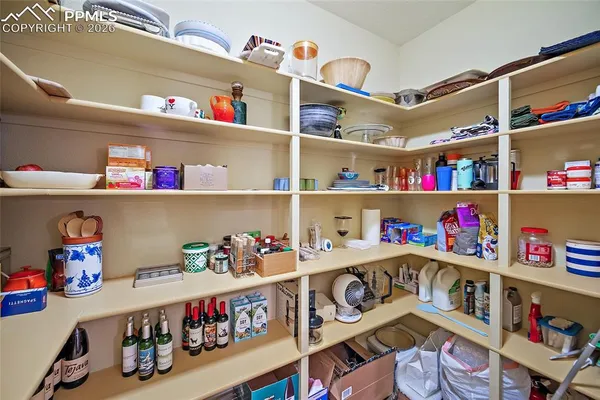a room with storage and utility