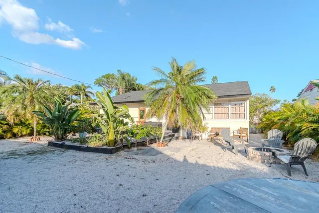 a view of a house with a patio
