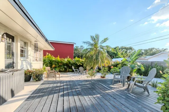 a front view of a building with street view