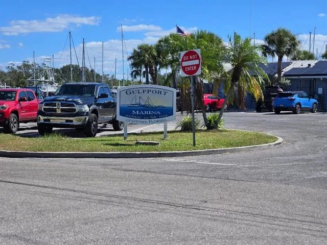 a view of a building with a yard