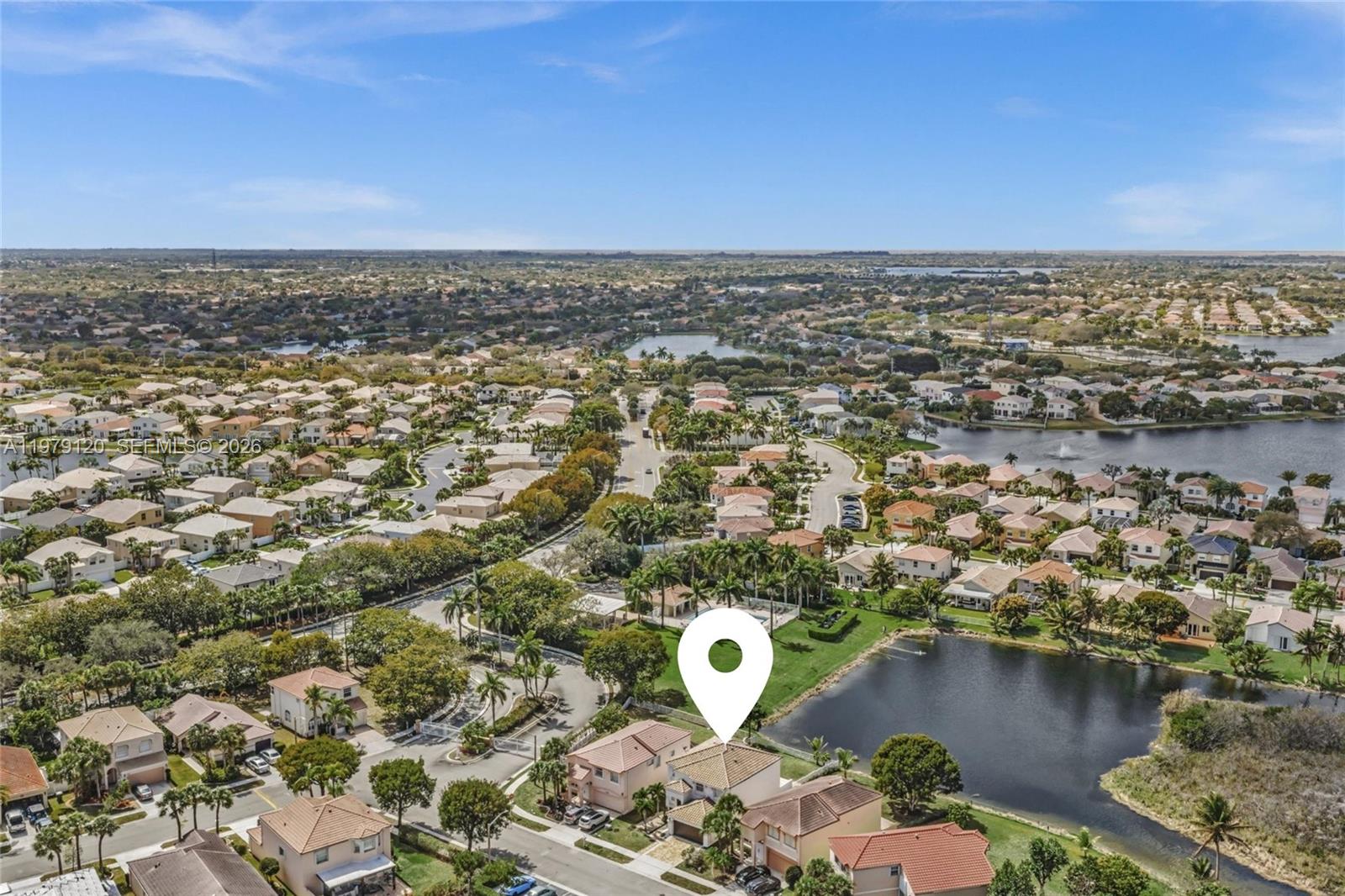 15363 Northwest 14th Road Pembroke Pines, FL 33028 - Photo 59 of 71 an aerial view of a residential houses with outdoor space
