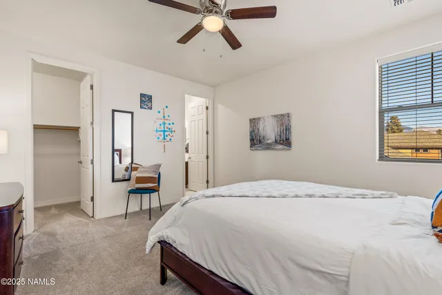 a view of a park with swings and a tree