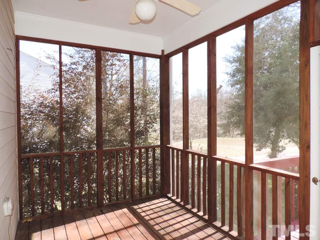 1901 Crag Burn Lane Raleigh, NC 27604 - Photo 8 of 16 a view of wooden balcony with wooden floor