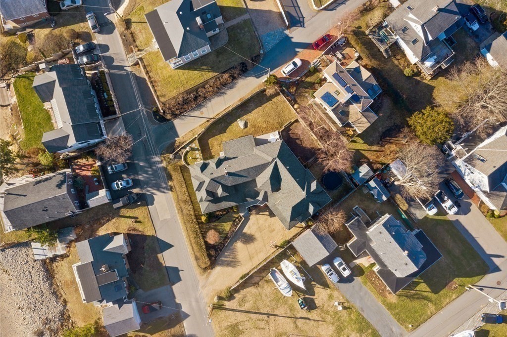 48 Collier Road Scituate, MA 02066 - Photo 35 of 42 an aerial view of a house with a yard