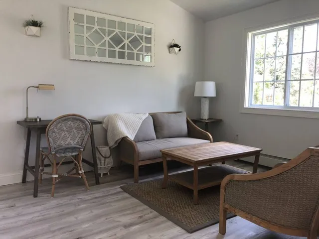 a outdoor space with furniture