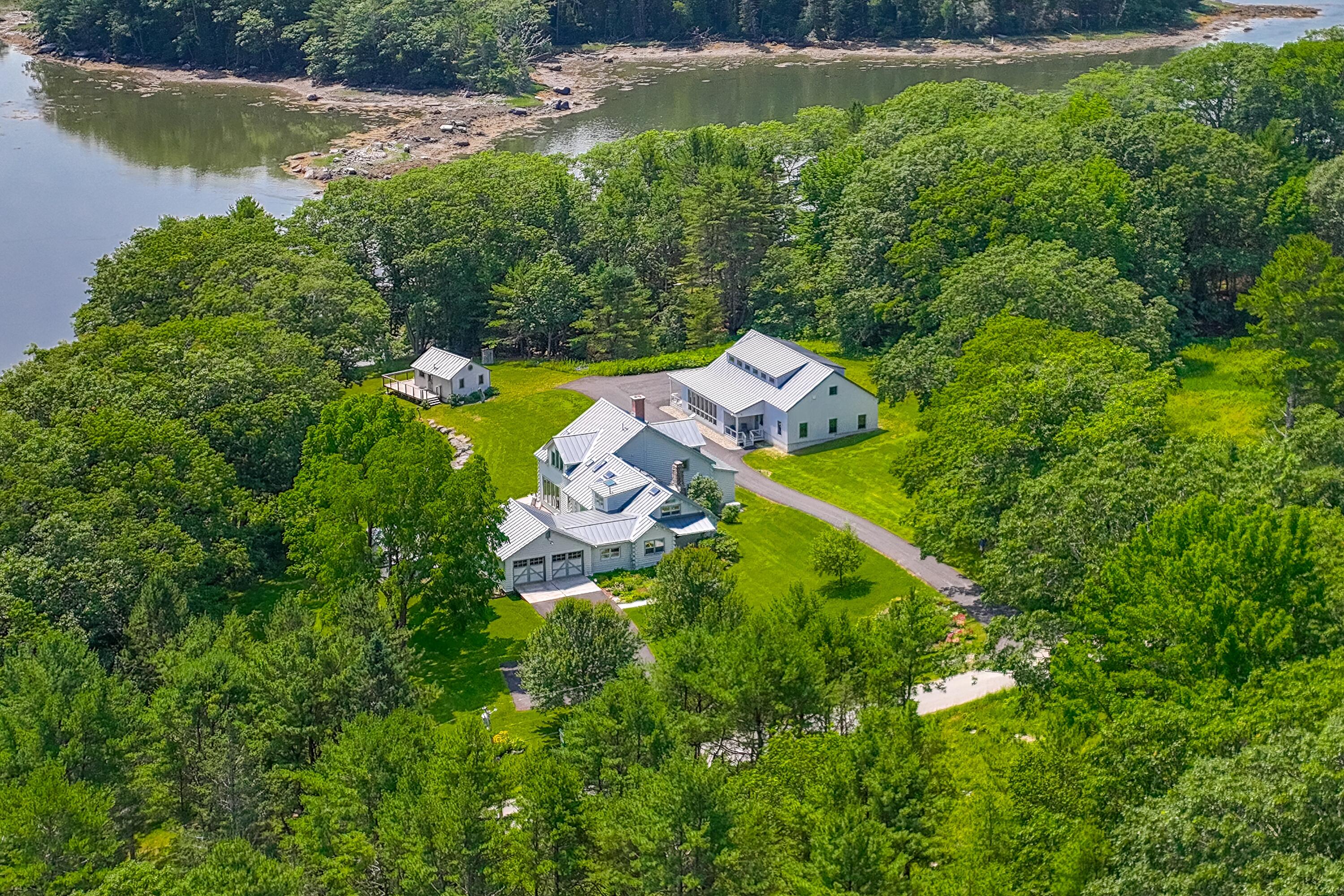 178 Johnson Point Road Penobscot, ME 04476 - Photo 102 of 108 aerial upper left