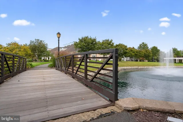 a view of a street with sitting area