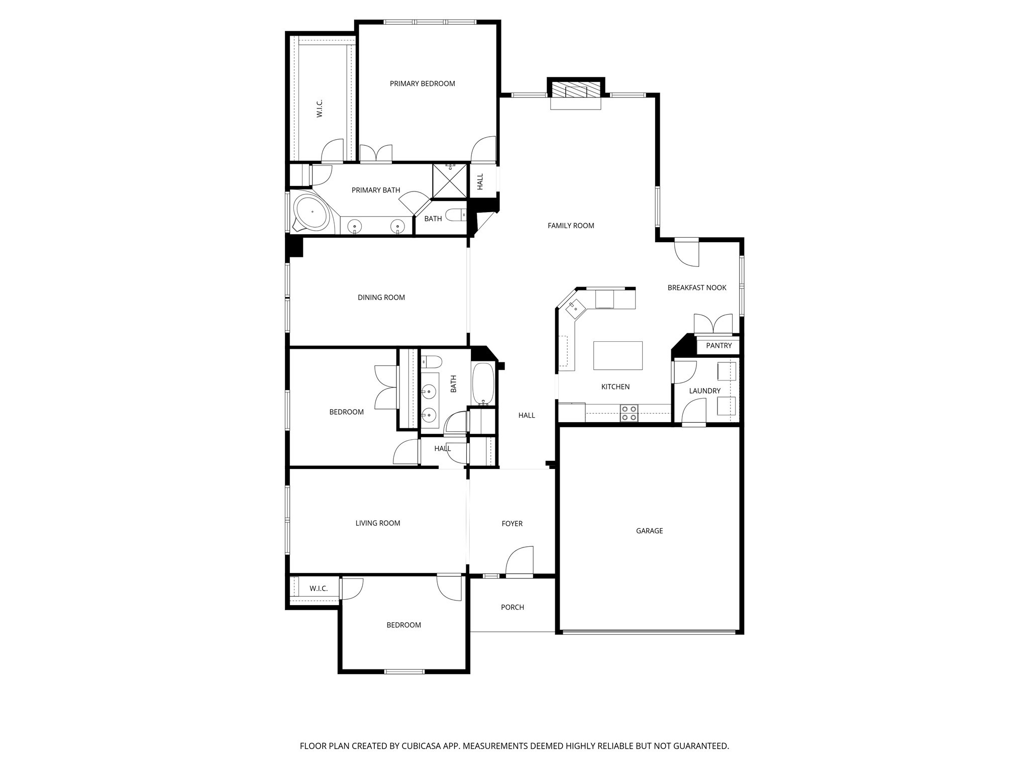 8407 Oak Villa Court Spring, TX 77389 - Photo 40 of 40 a picture of floor plan