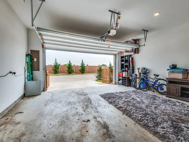 a view of a bike garage