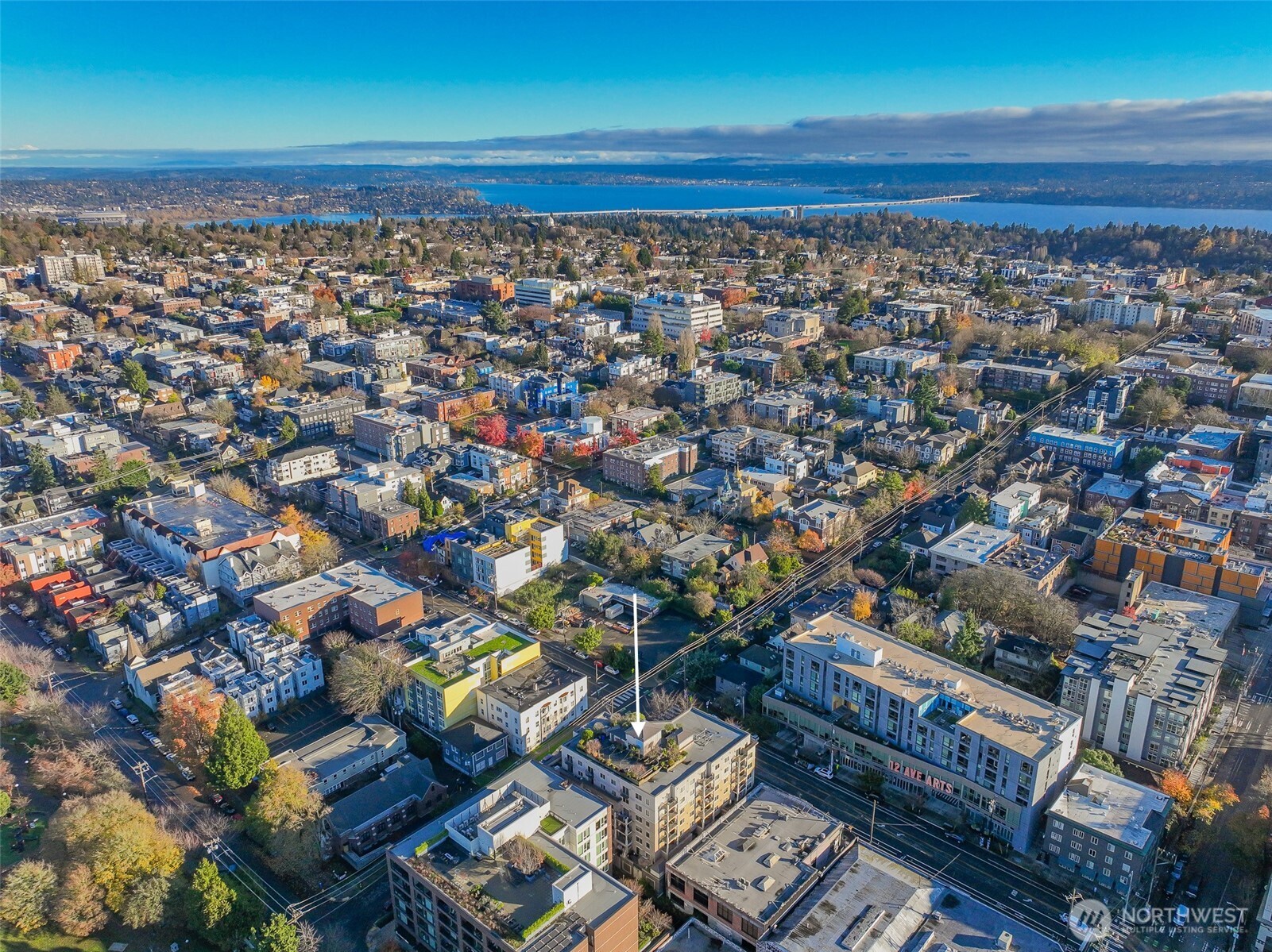 1125 East Olive Street, Unit 212 Seattle, WA 98122 - Photo 28 of 39 an aerial view of a city
