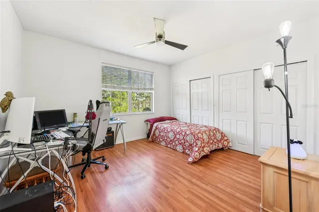 a view of a balcony with lake view