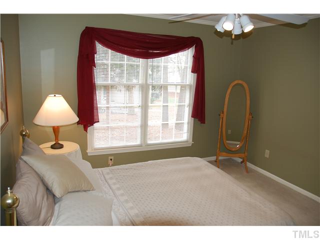 116 Wythe Circle Raleigh, NC 27615 - Photo 8 of 23 Master bedroom with views to front