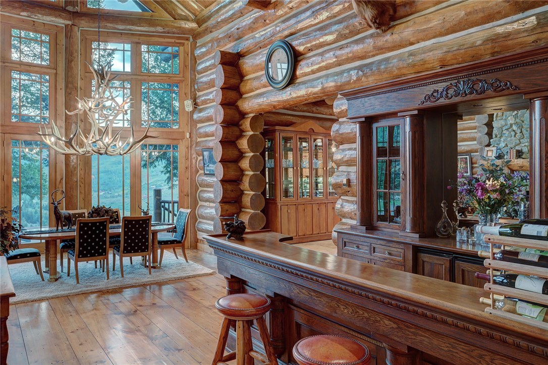 1381 Johnson Road Silverthorne, CO 80498 - Photo 6 of 35 Enjoy an evening cocktail or serve up hor d'oeuvres at your next party from the bar area in the great room.