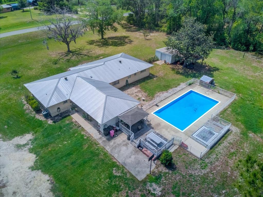 7422 County Road 231 Lake Butler, FL 32054 - Photo 50 of 57 an aerial view of a house with a yard