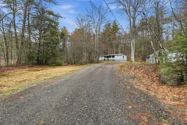 a view of large trees with fence of a house