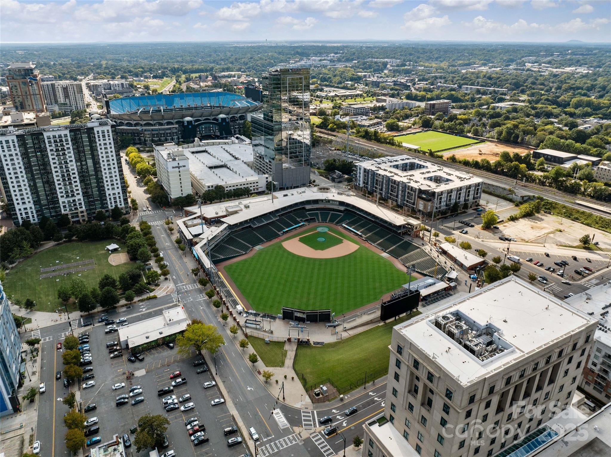 333 West Trade Street, Unit 1301 Charlotte, NC 28202 - Photo 32 of 34 an aerial view of a house with a ocean view