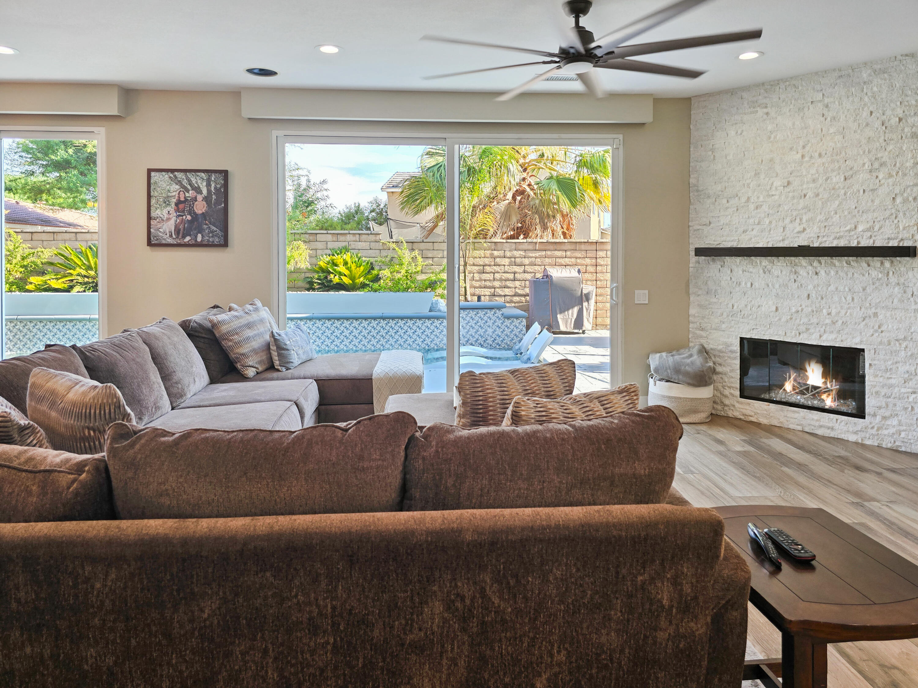 80501 Denton Drive Indio, CA 92203 - Photo 18 of 42 a living room with furniture and a fireplace