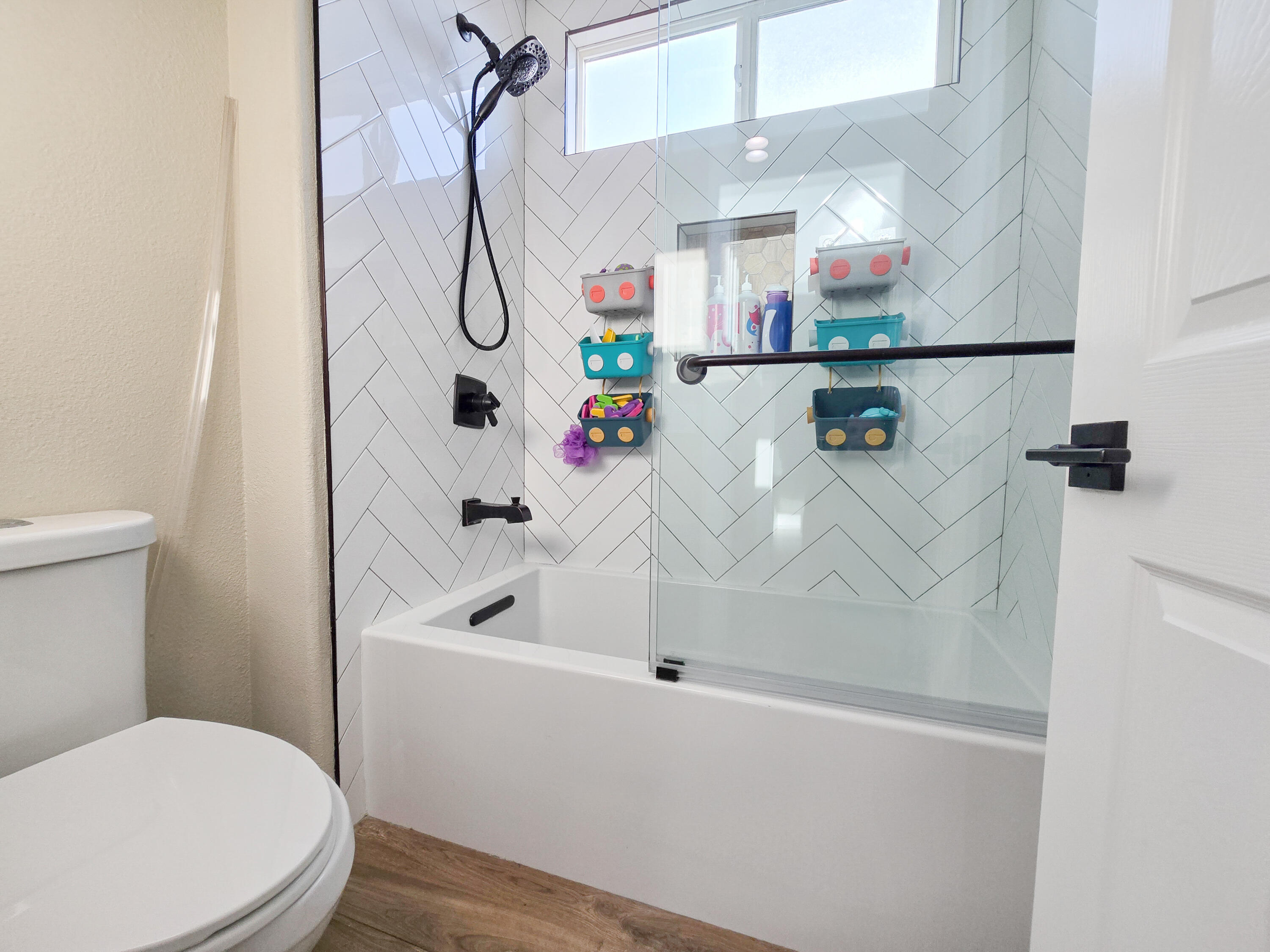 80501 Denton Drive Indio, CA 92203 - Photo 31 of 42 a bathroom with a sink a toilet and shower