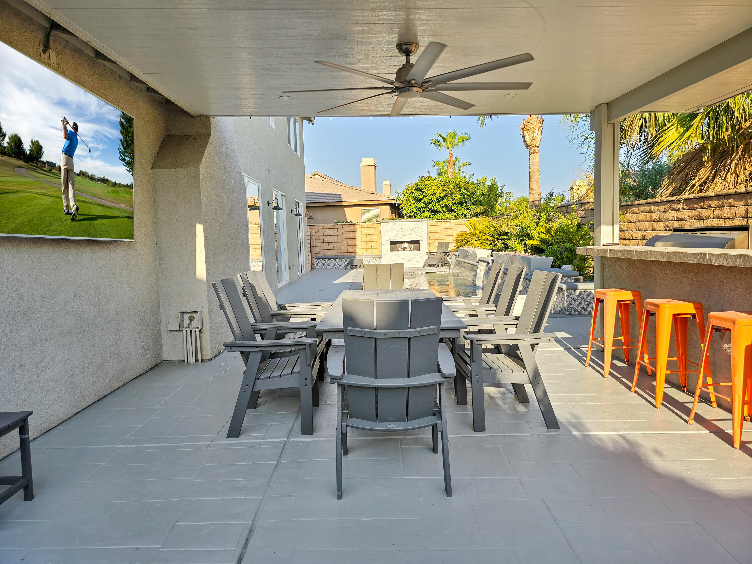 80501 Denton Drive Indio, CA 92203 - Photo 5 of 42 a view of a dining room with furniture window and outside view