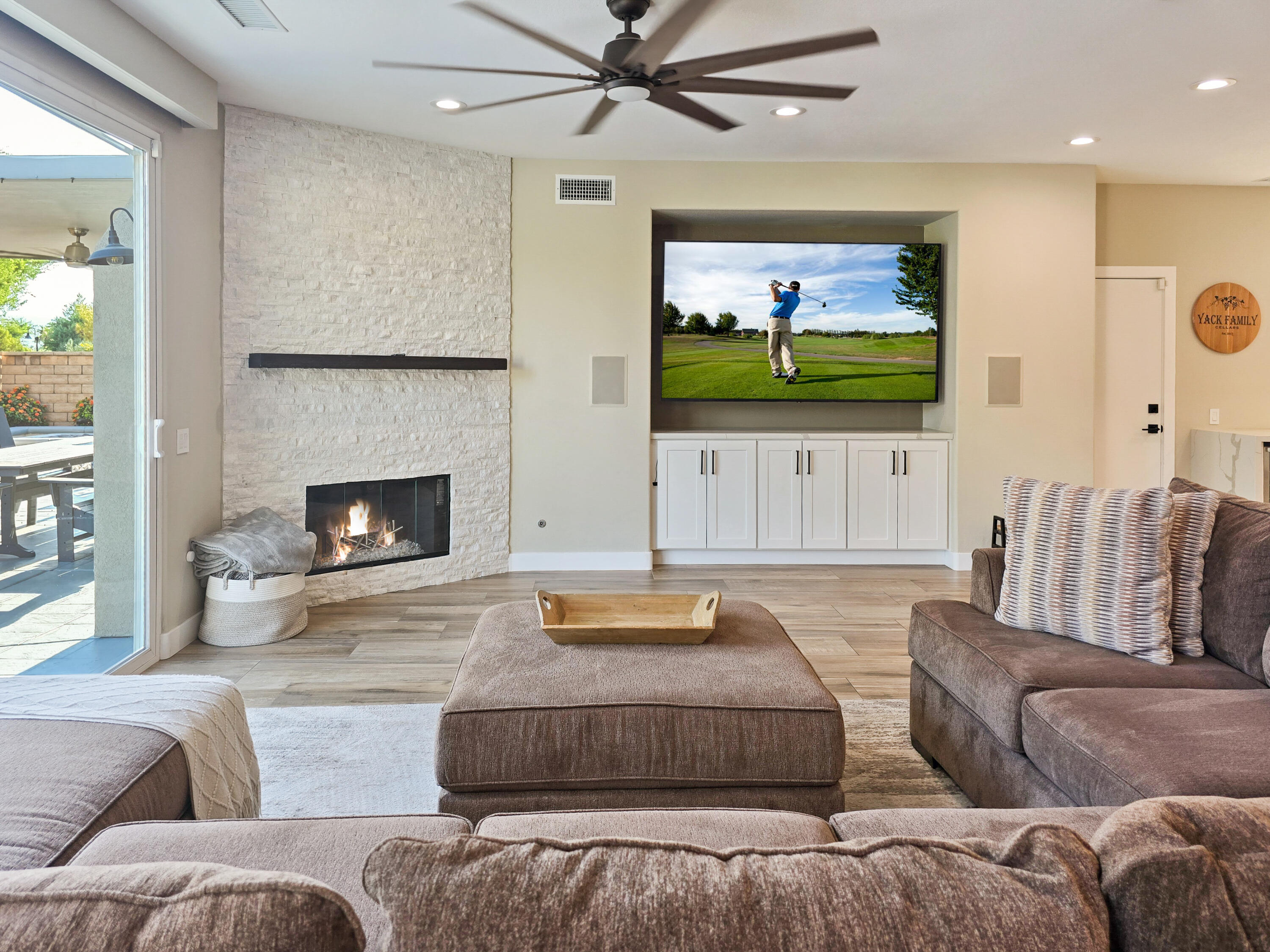 80501 Denton Drive Indio, CA 92203 - Photo 8 of 42 a living room with furniture and a fireplace