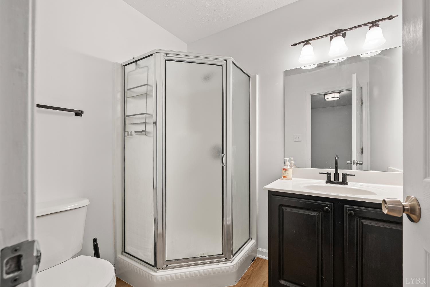 300 McConville Road, Unit 63 Lynchburg, VA 24502 - Photo 15 of 37 a bathroom with a sink a toilet and shower