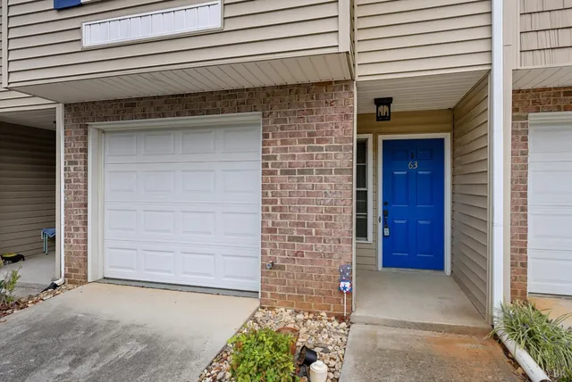 a view of front door of house