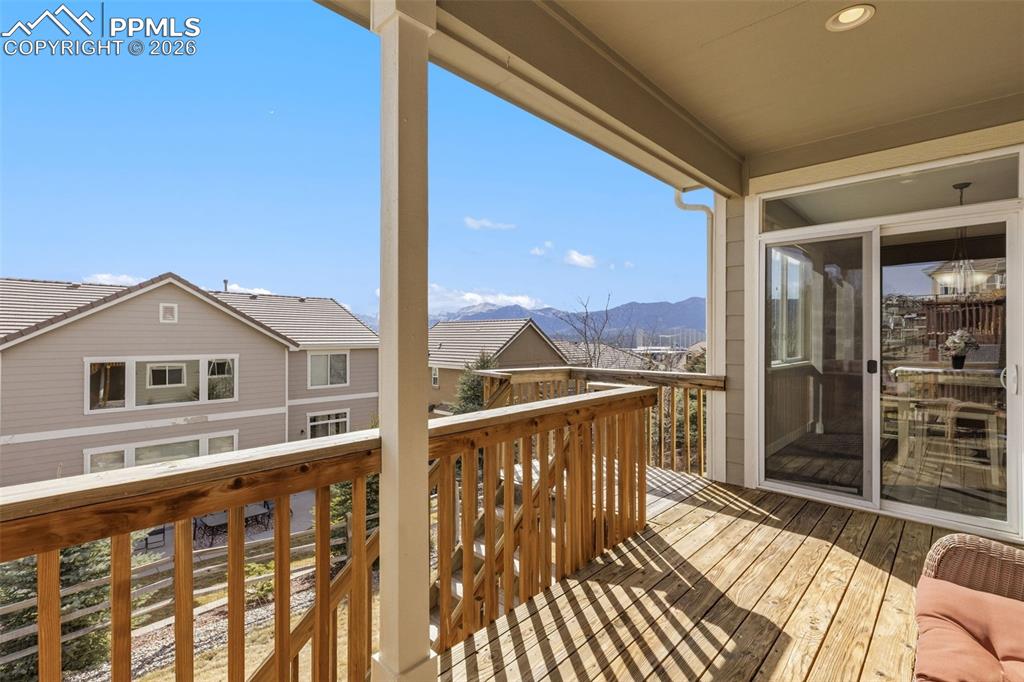 837 Altamont Ridge Drive Colorado Springs, CO 80921 - Photo 28 of 32 View of Pikes Peak off covered Deck