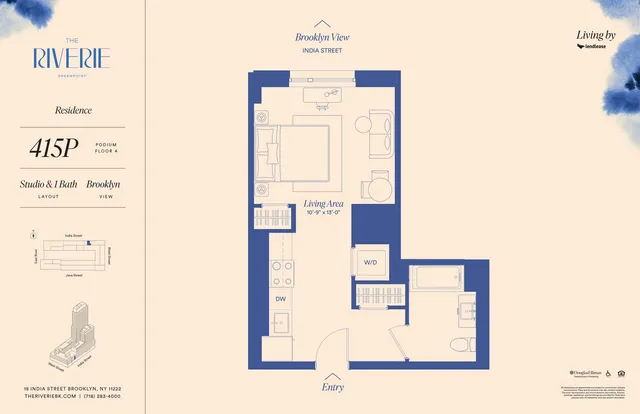 $3,570 | 18 India Street, Unit 415P | Greenpoint