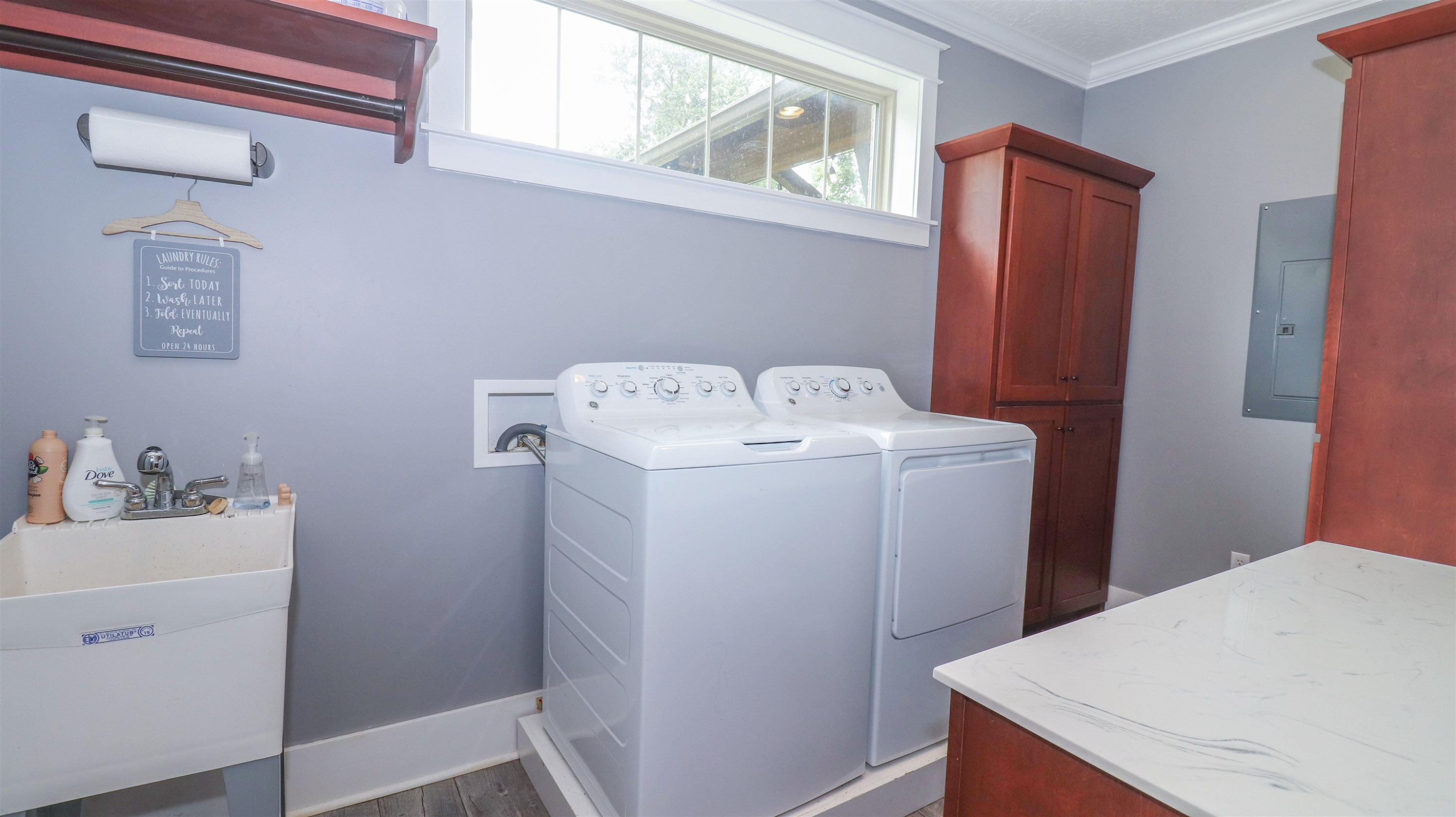 4405 Old Friendship Road Finger, TN 38334 - Photo 34 of 38 a utility room with dryer and washer