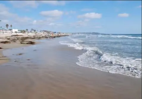 a view of ocean view with beach