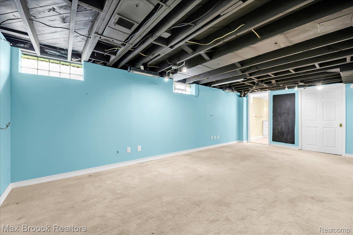 1311 Harvard Road Berkley, MI 48072 - Photo 23 of 29 Basement with light carpet