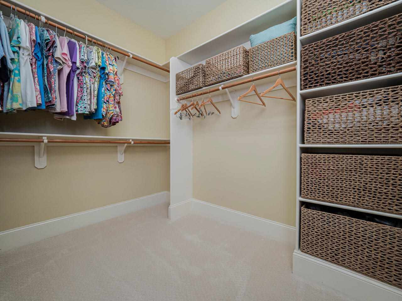 1217 Colonial Club Road Wake Forest, NC 27587 - Photo 14 of 30 Space and Shelves galore to put all your clothes, golf shoes and equipment. Walk-in Closet