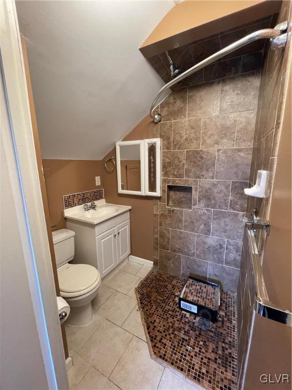 556 Jacobsburg Road Nazareth, PA 18064 - Photo 13 of 18 a bathroom with a toilet a sink and shower