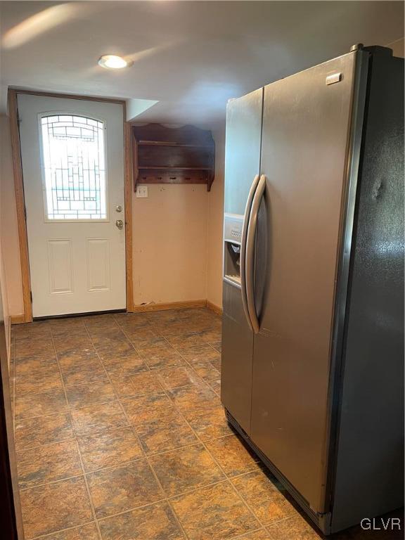 556 Jacobsburg Road Nazareth, PA 18064 - Photo 16 of 18 an empty room with windows and refrigerator