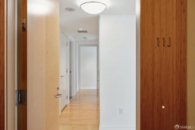 a view of front door