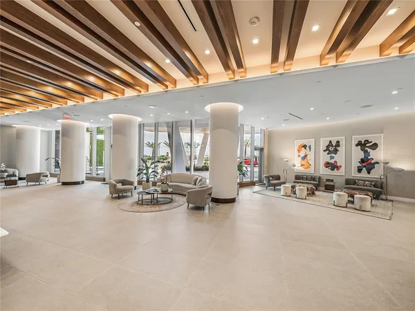 a room with table and chairs