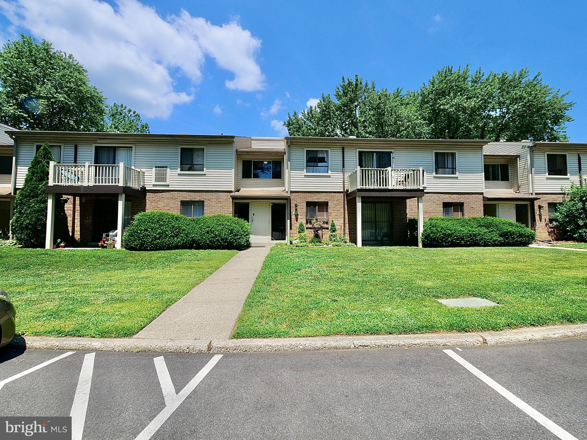 Front view from parking spot