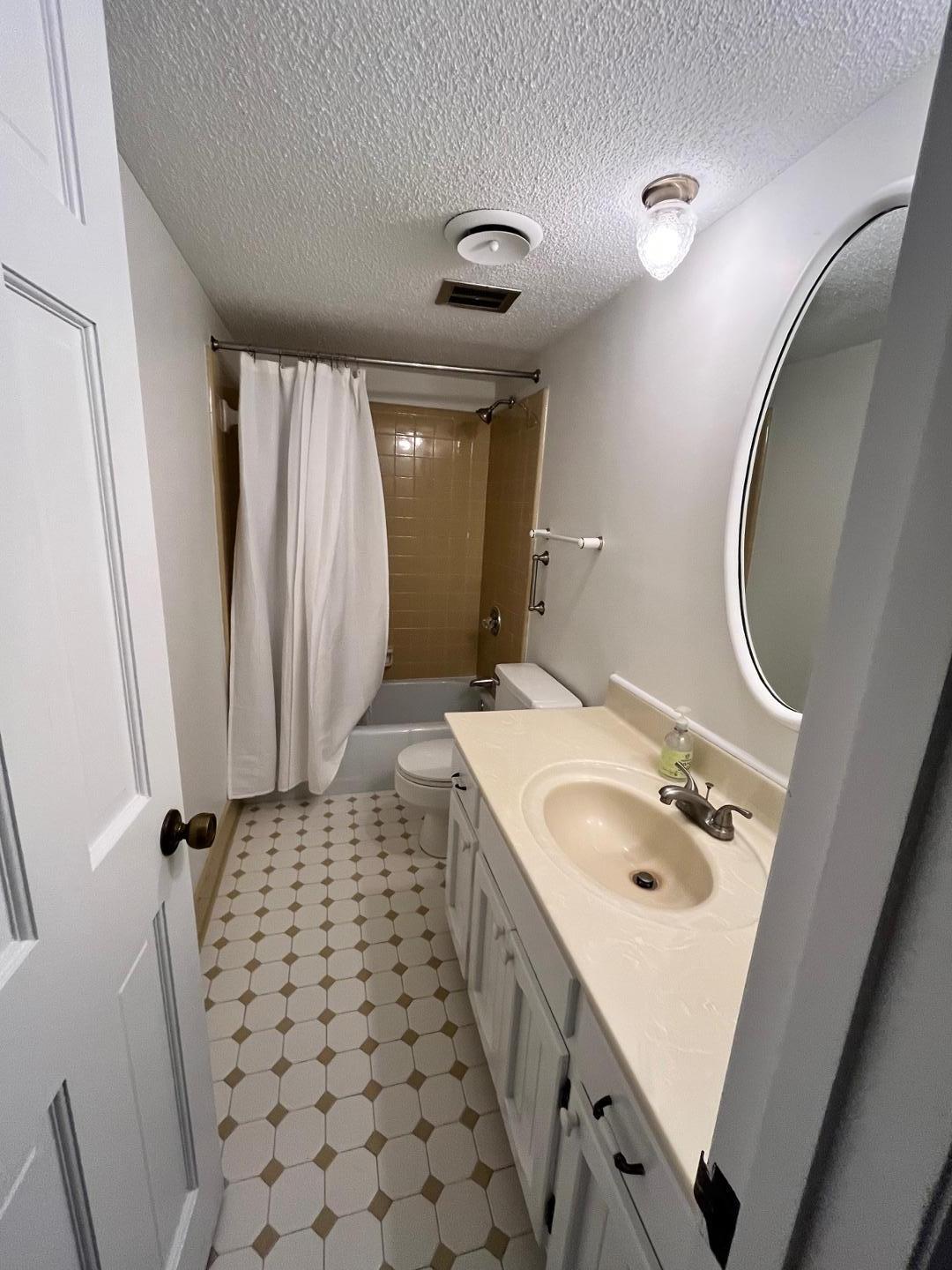 3808 Oak Park Road Raleigh, NC 27612 - Photo 13 of 19 a bathroom with a sink a toilet and shower