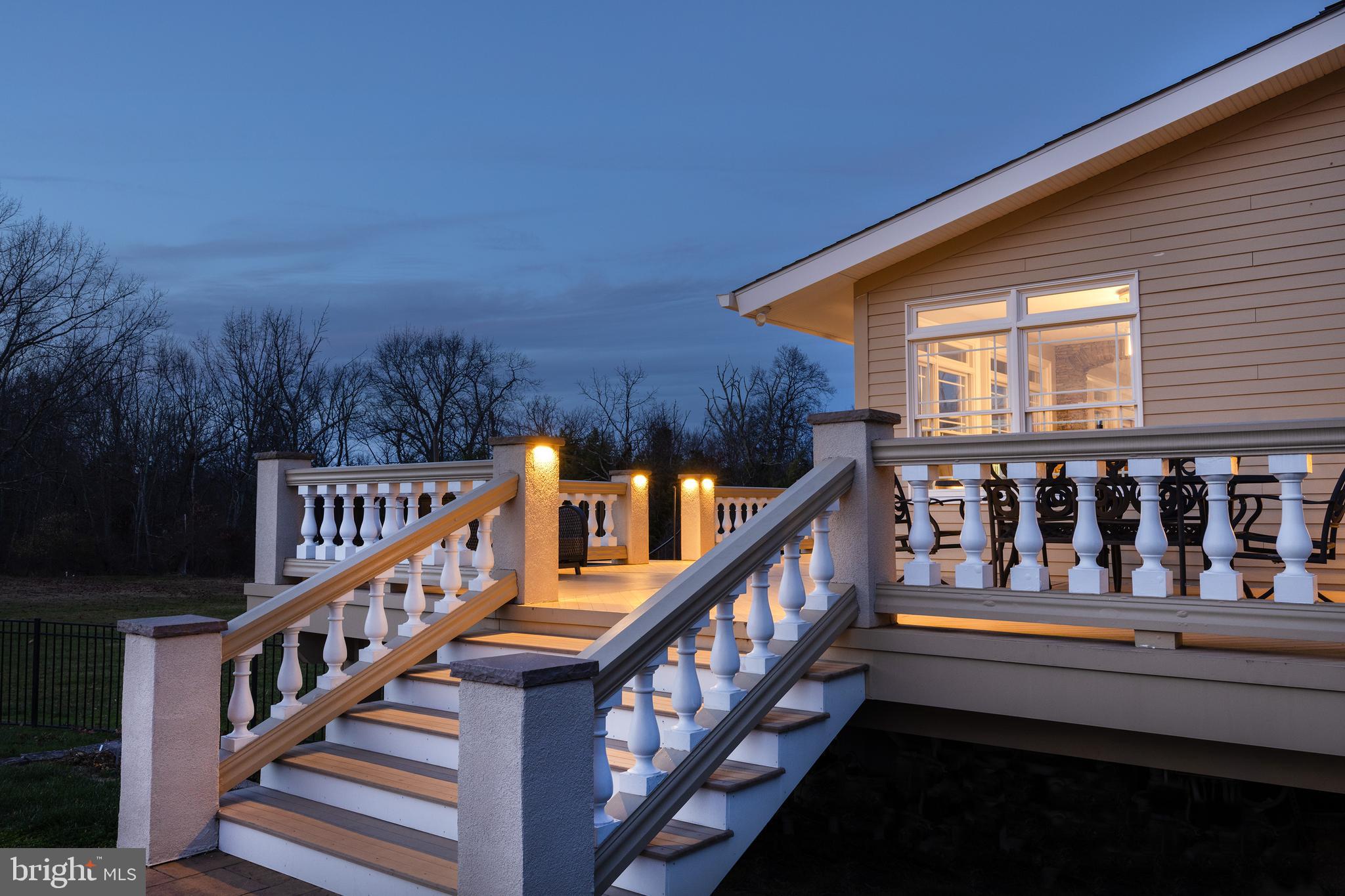 6469 Groveland Road Pipersville, PA 18947 - Photo 49 of 53 a balcony with wooden floor and trees