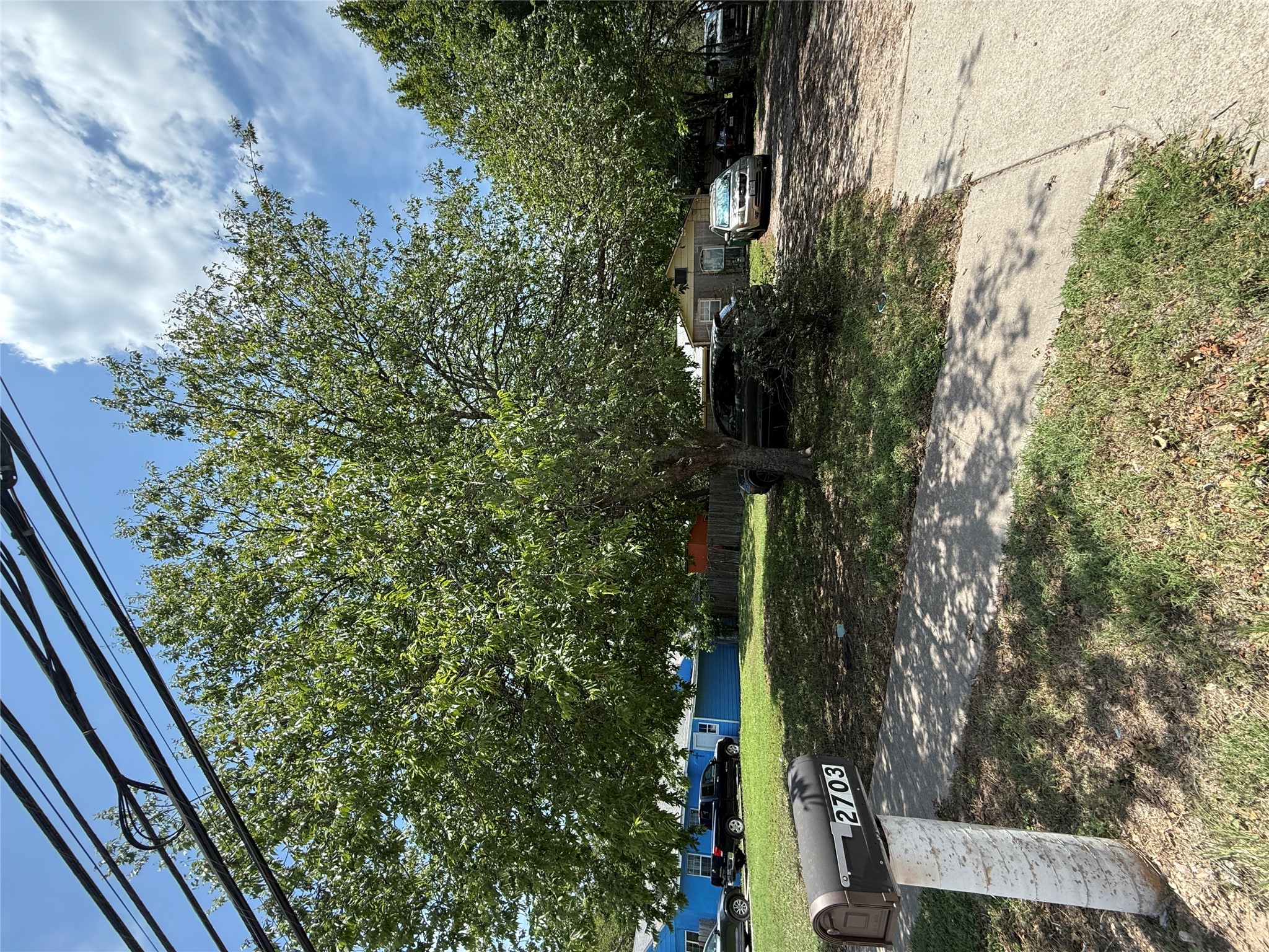 2703 Wheless Lane Austin, TX 78723 - Photo 2 of 4 a view of a backyard with water fountain and trees